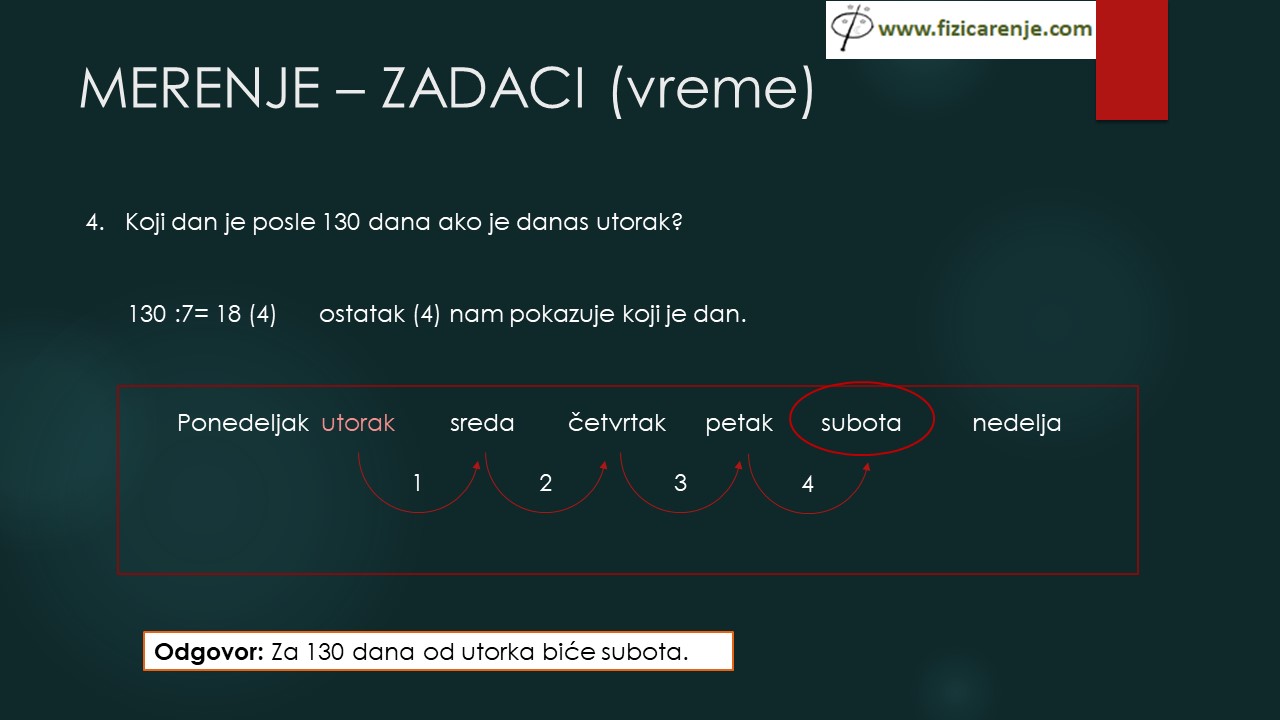 Merenje zadaci - prvi deo (vreme)